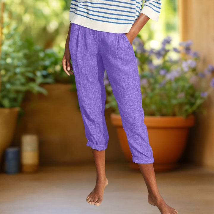 Grace | Straight-Leg Cotton Trousers