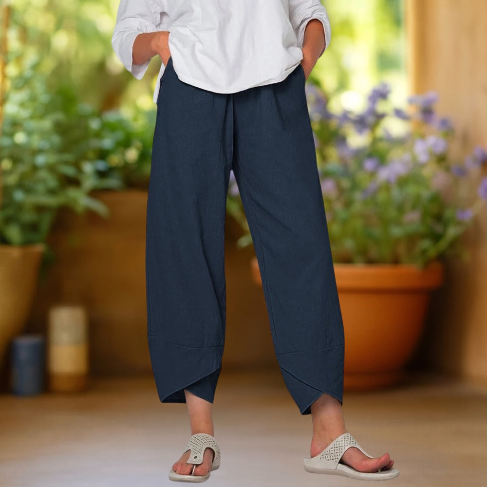 Evelyn | Wide-Leg Harem Trousers