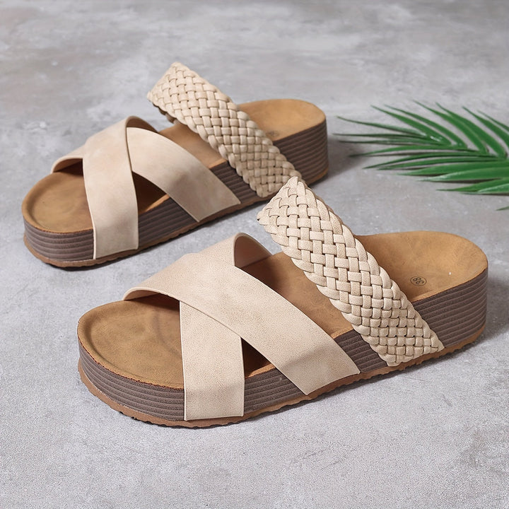 Stella™ | Open-Toe Braided Sandals