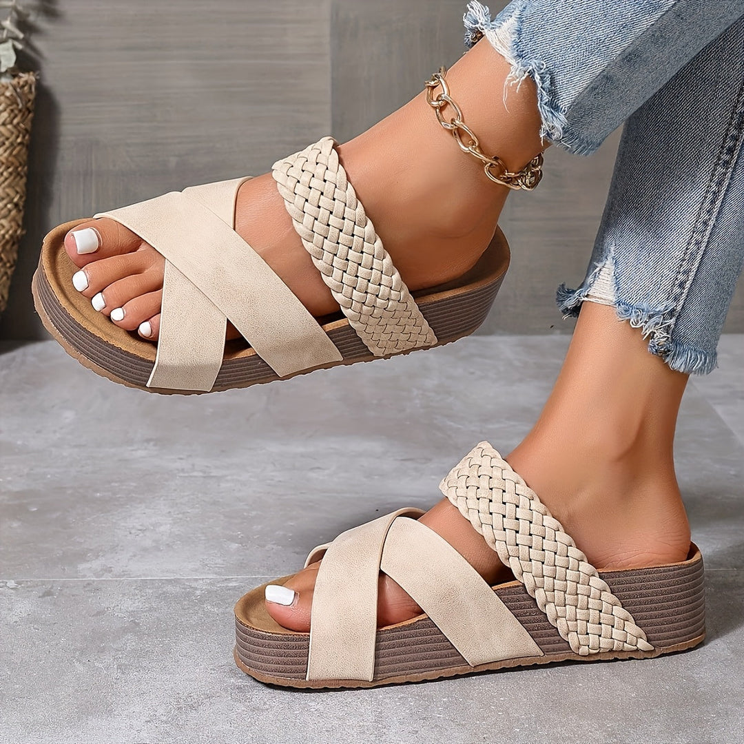 Stella™ | Open-Toe Braided Sandals