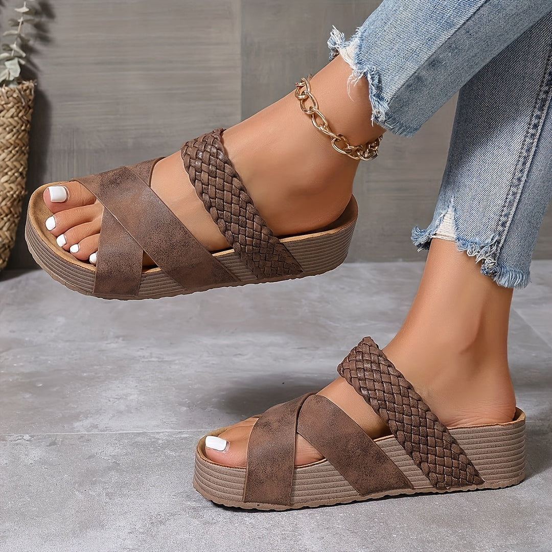 Stella™ | Open-Toe Braided Sandals