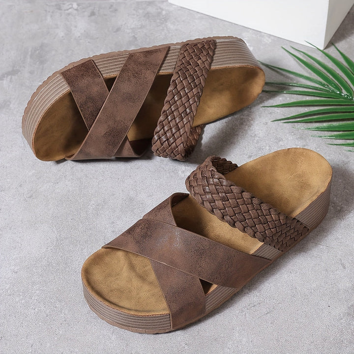 Stella™ | Open-Toe Braided Sandals