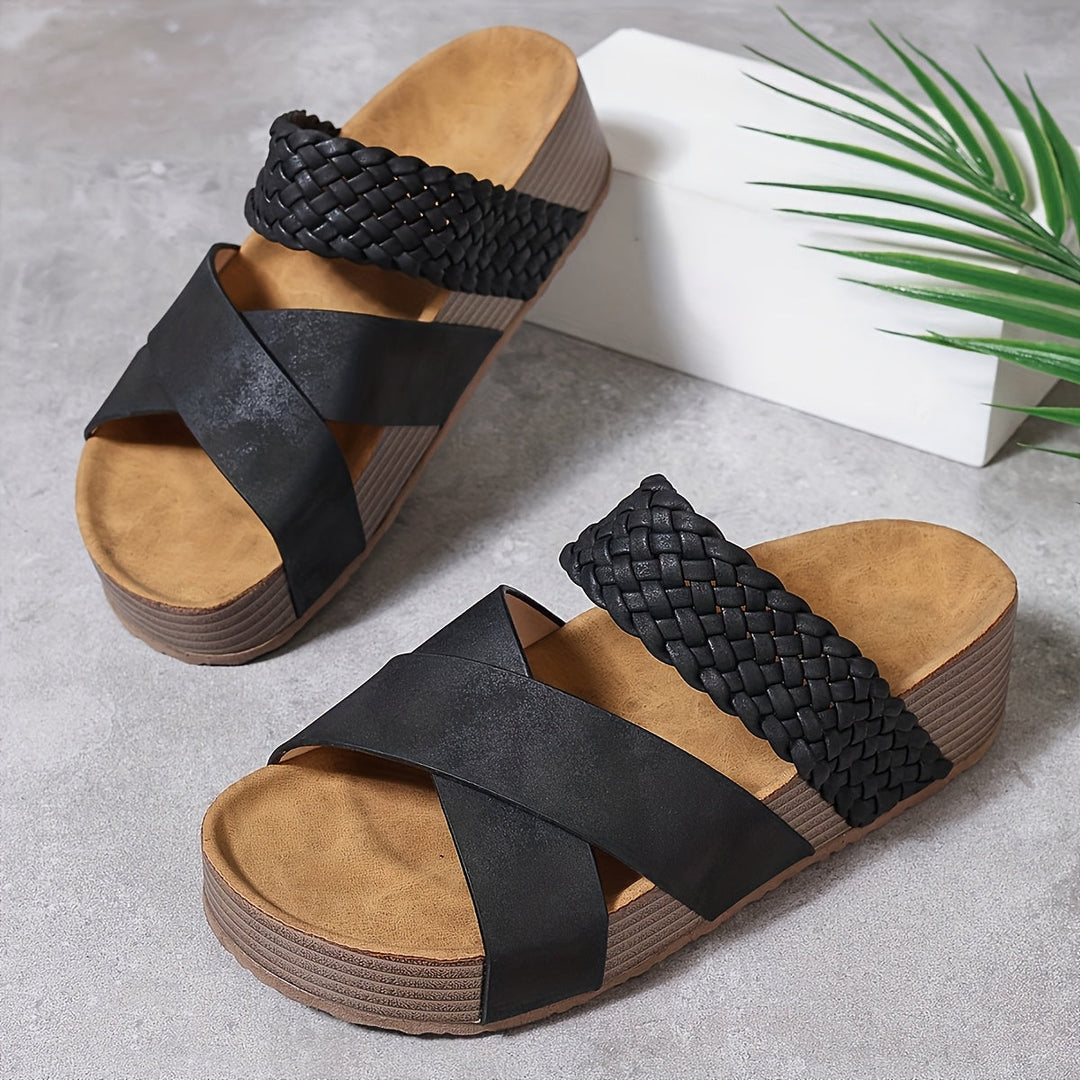 Stella™ | Open-Toe Braided Sandals