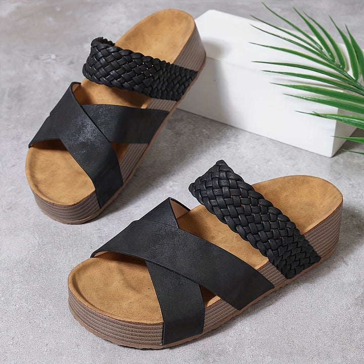 Stella™ | Open-Toe Braided Sandals