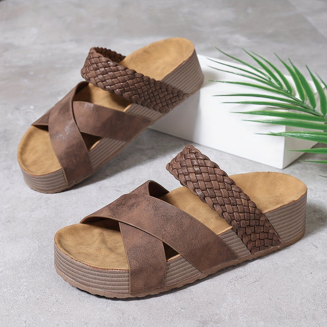 Stella™ | Open-Toe Braided Sandals