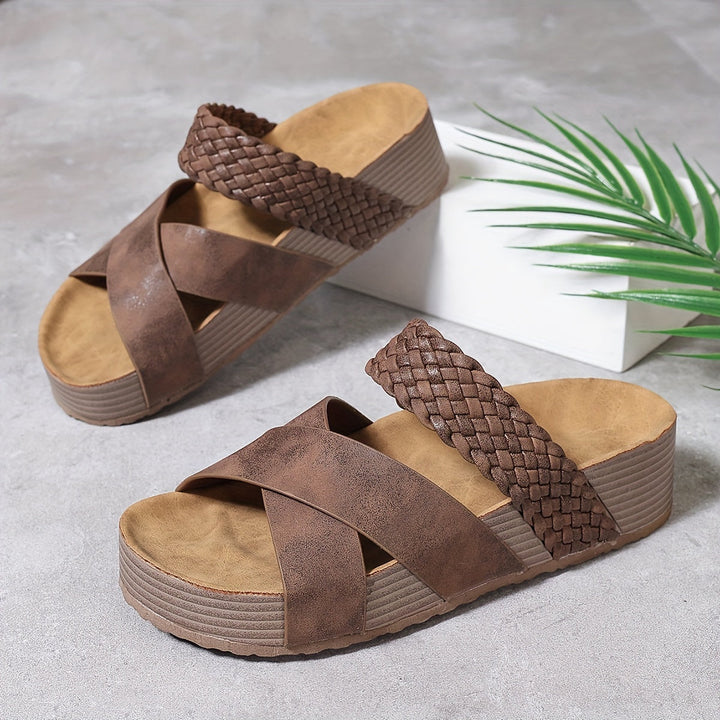 Stella™ | Open-Toe Braided Sandals