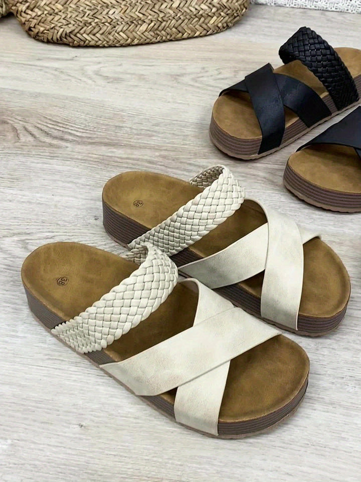 Stella™ | Open-Toe Braided Sandals