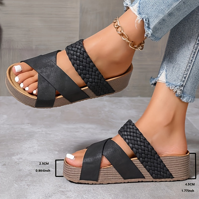 Stella™ | Open-Toe Braided Sandals