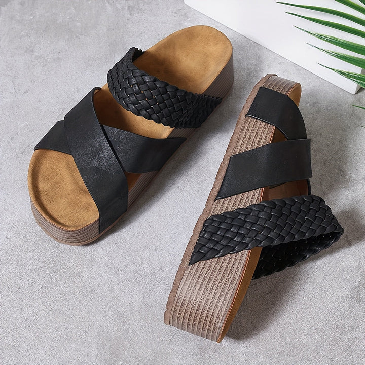 Stella™ | Open-Toe Braided Sandals