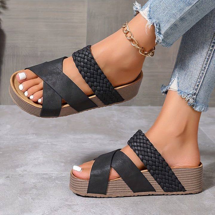 Stella™ | Open-Toe Braided Sandals