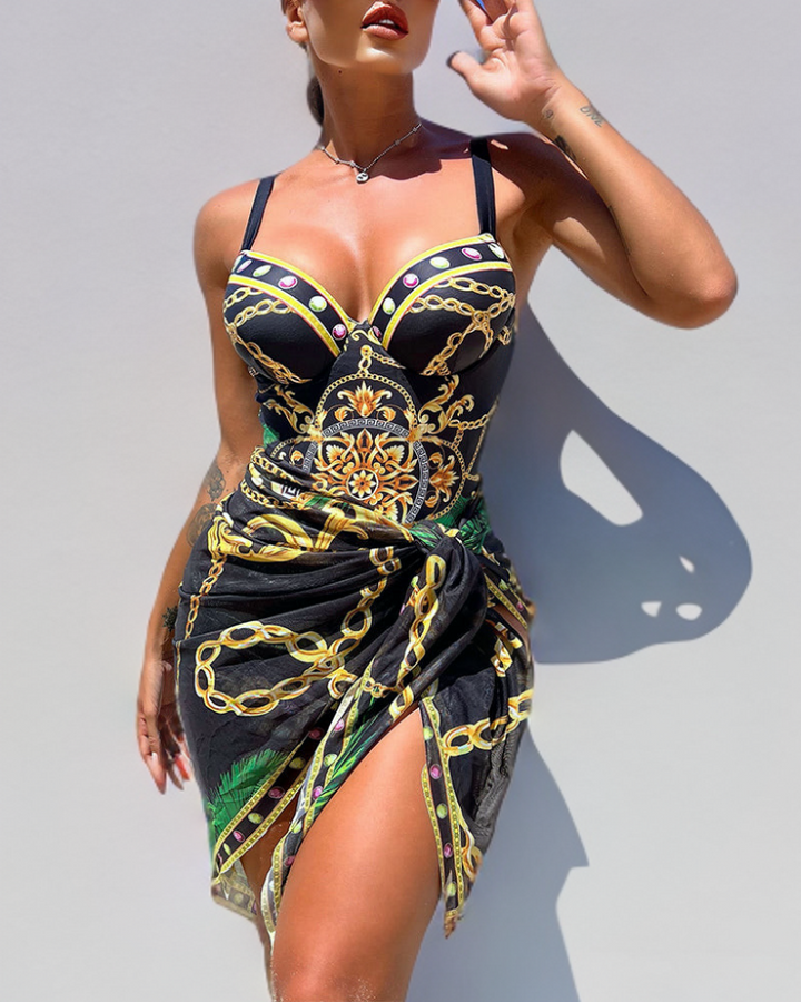 Dara™ | Push-Up One-Piece with Matching Sarong
