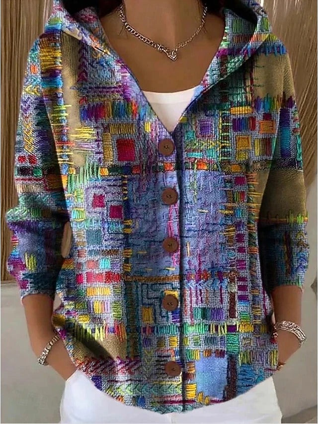Anya | Artistic Warm Long Cardigan