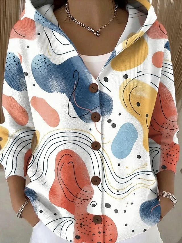 Anya | Artistic Warm Long Cardigan