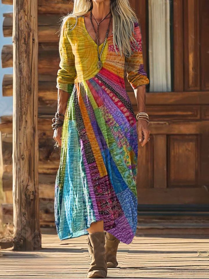 Amelia | Bohemian Sun Design Dress