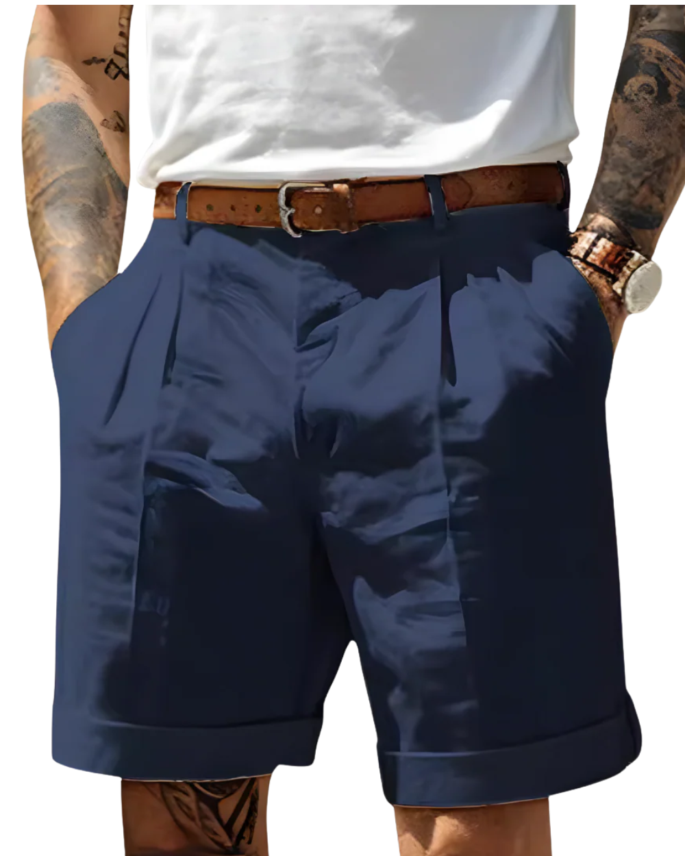 Nathan | Comfortable Cotton Shorts