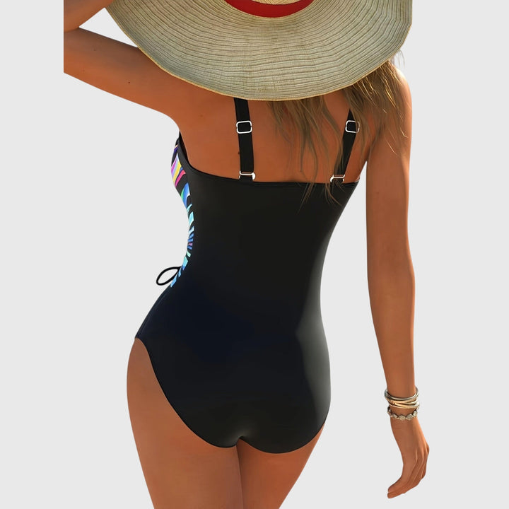 Rhea | Women's Crossed-Front Swimsuit — Sleek & Supportive