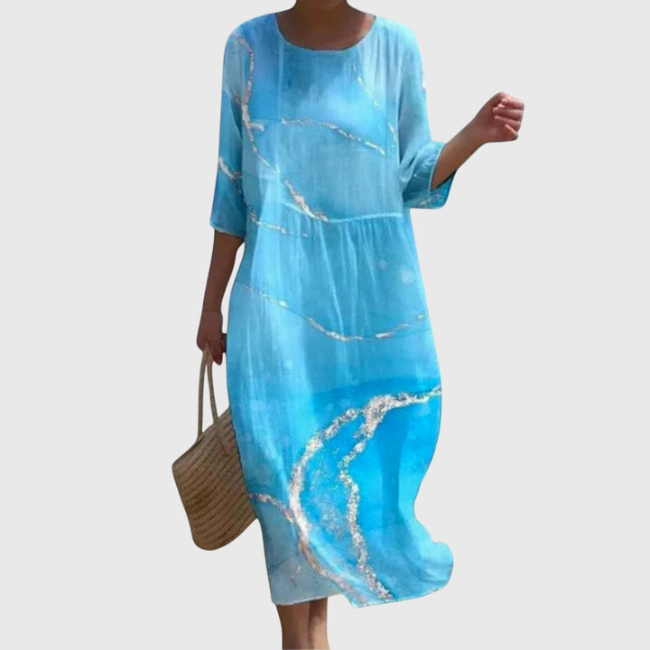 Hayley™ | Women's Floral Maxi Dress — Flowing & Feminine