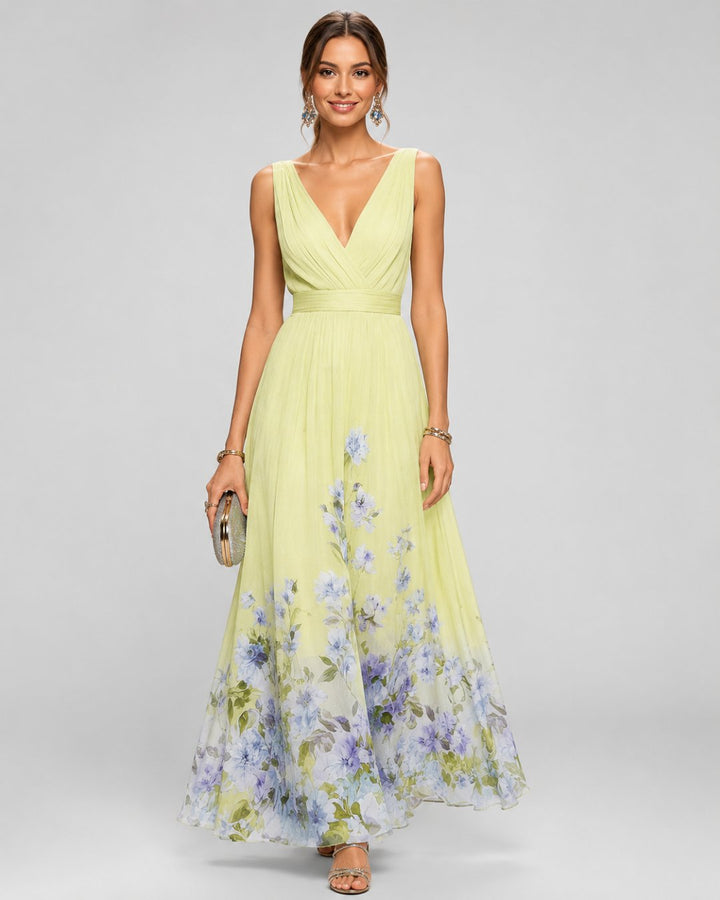Trixie | Sleeveless A-Line Maxi Dress