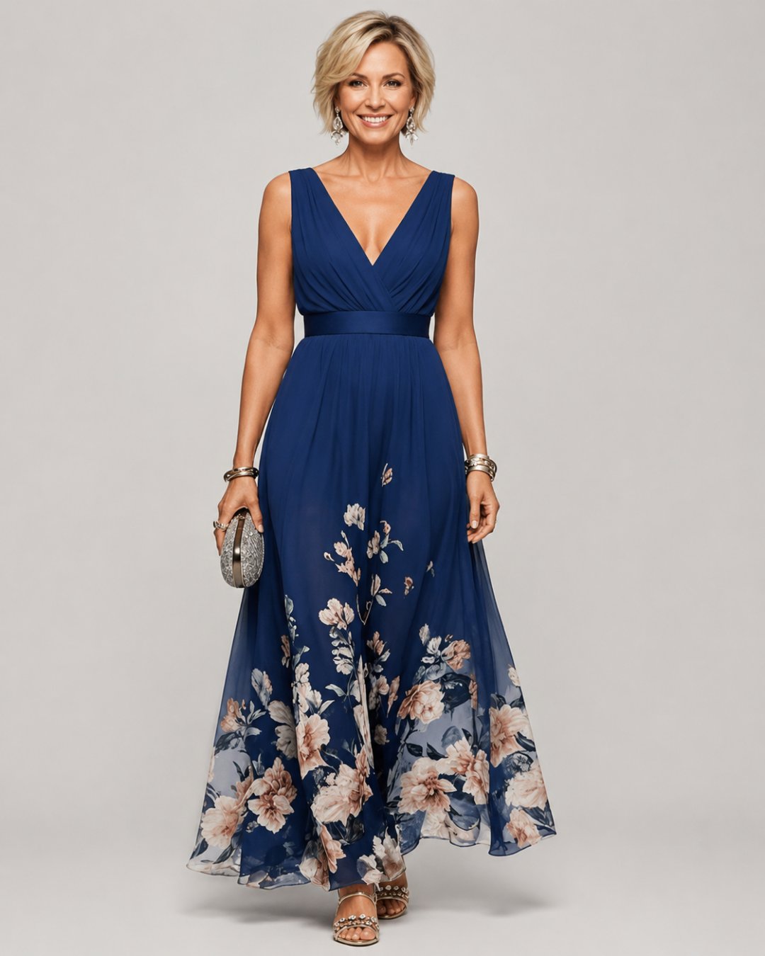 Trixie | Sleeveless A-Line Maxi Dress