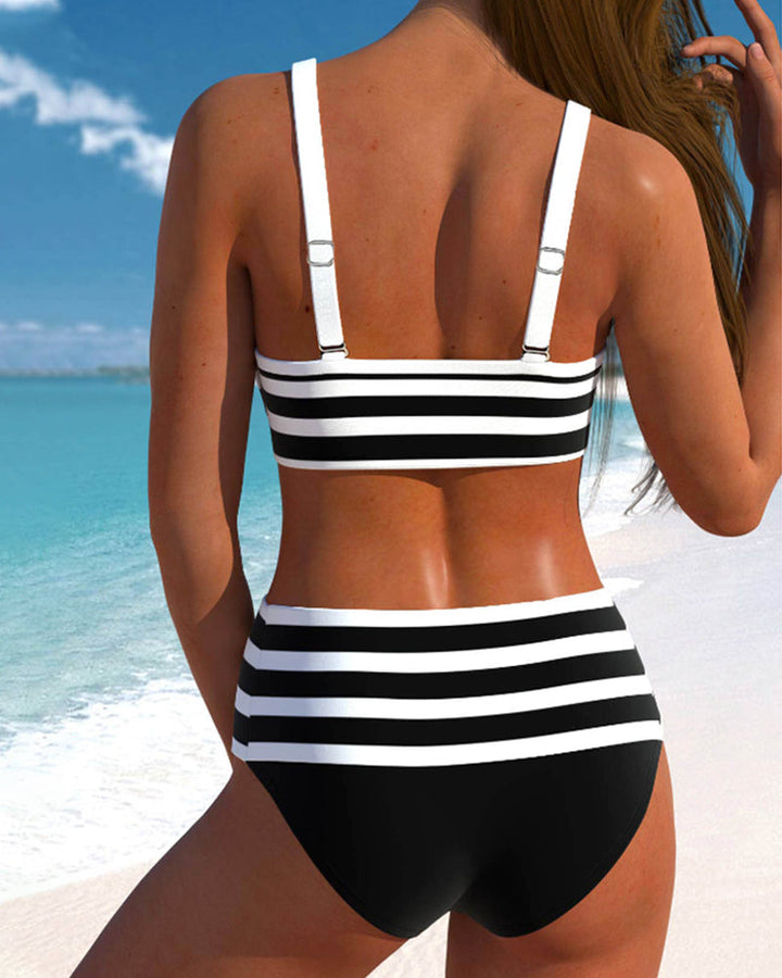 Lula™ | Striped High-Waist Bikini