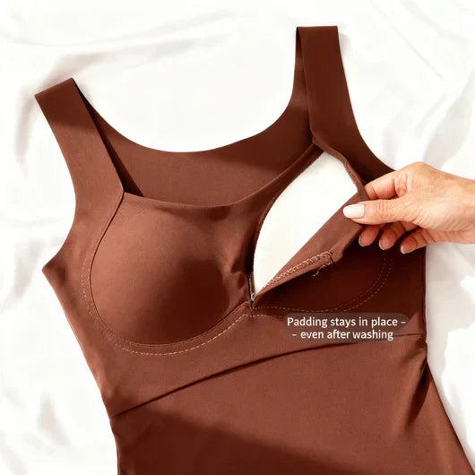 Lydia | Built-In Comfort Bra Tank Top
