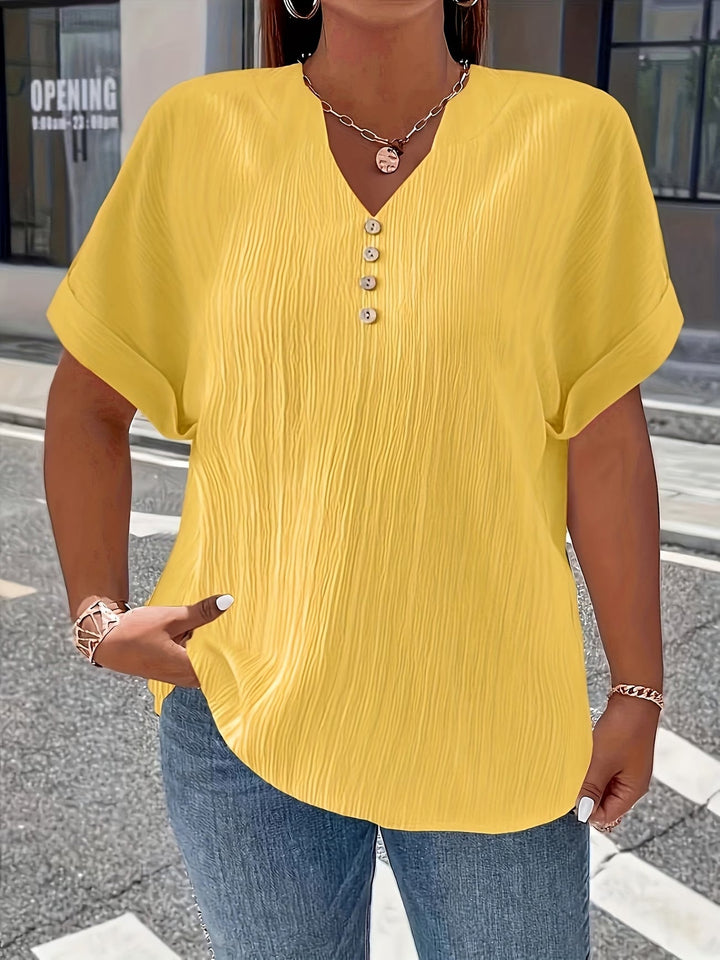 Ruby | Luxe V-Neck Blouse