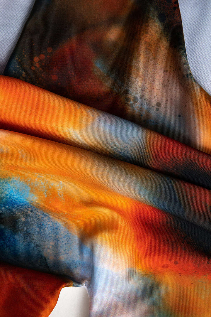 Sienna™ | Watercolor Crossover Swimset with Sarong