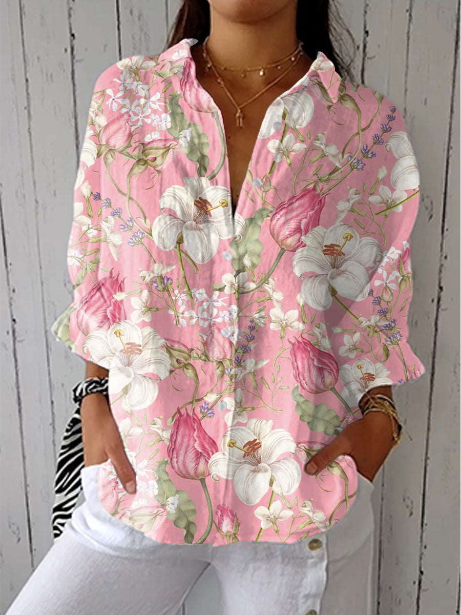 Danielle | Elegant Bloom Blouse