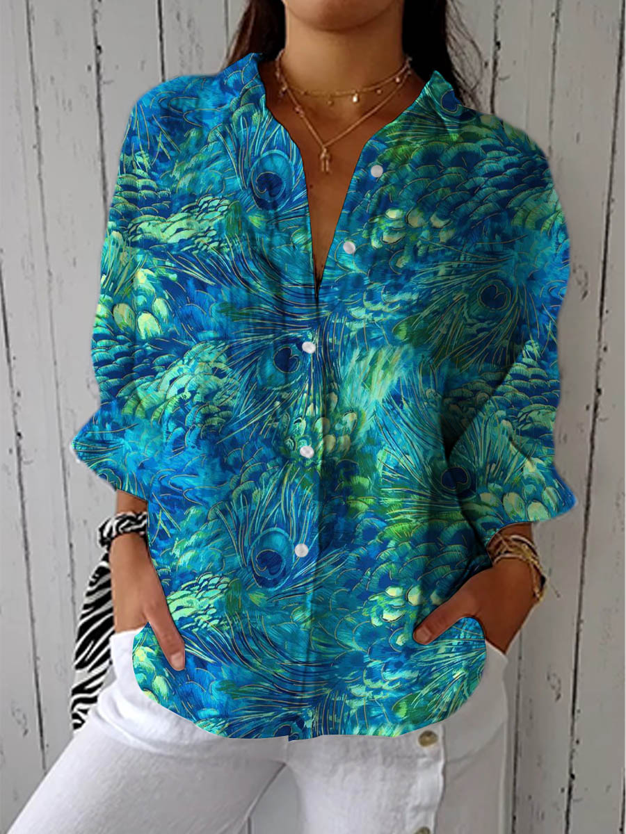 Andrea | Peacock Grace Blouse