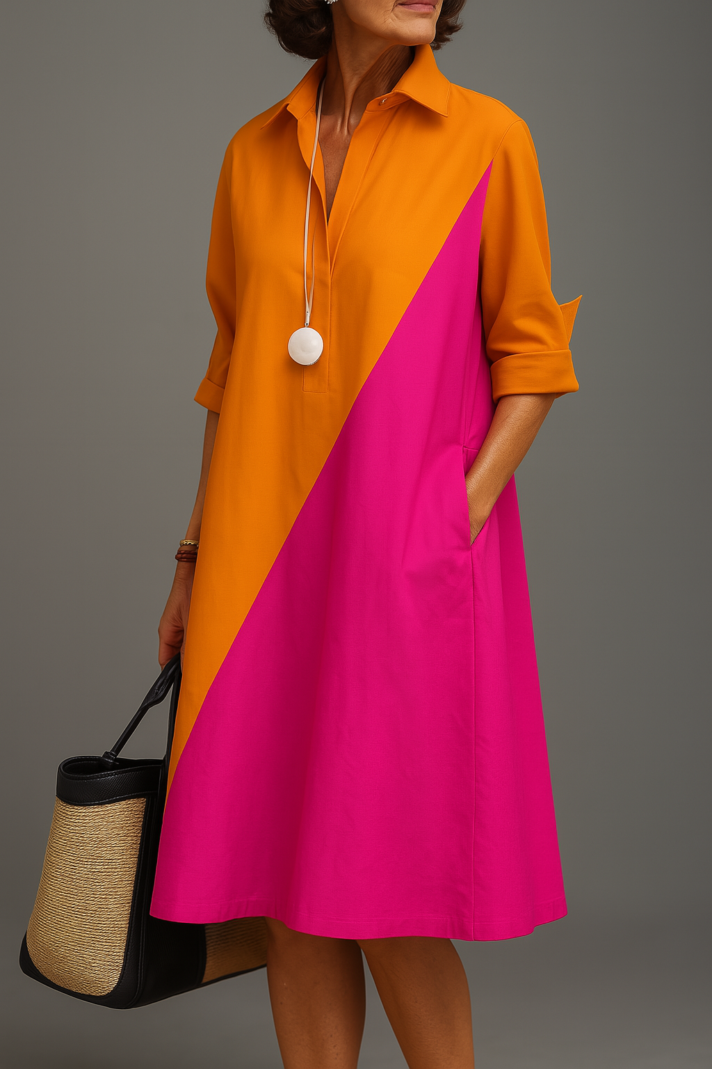 Kayla™ | Women's Elegant Midi Dress — Relaxed Fit