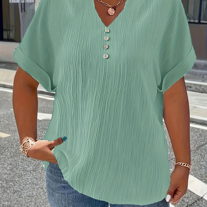 Ruby | Luxe V-Neck Blouse