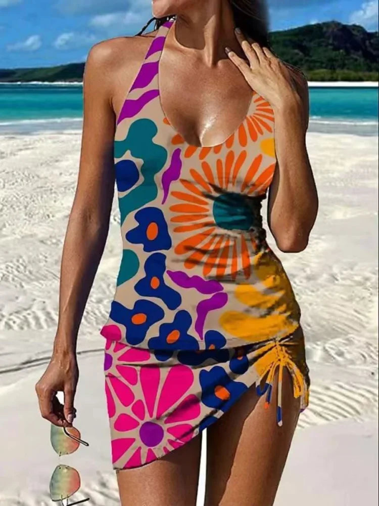 Fiesta™ | Floral Graphic Tummy Coverage Tankini