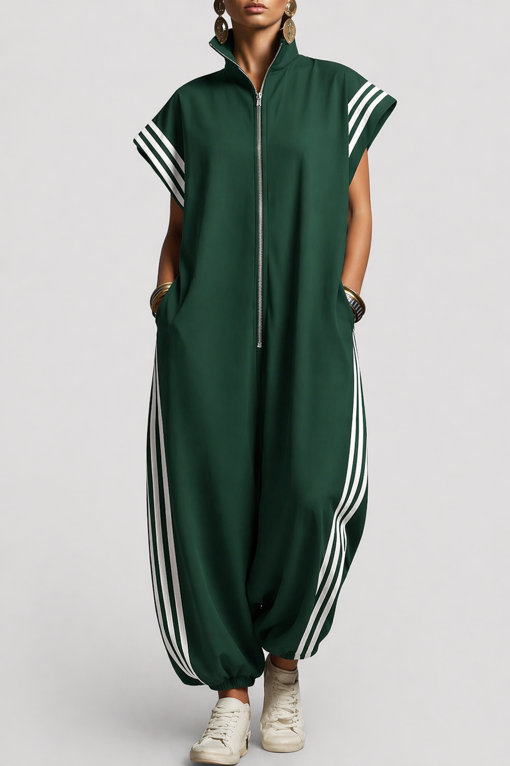 Valerie™ | Zip Neck Jumpsuit