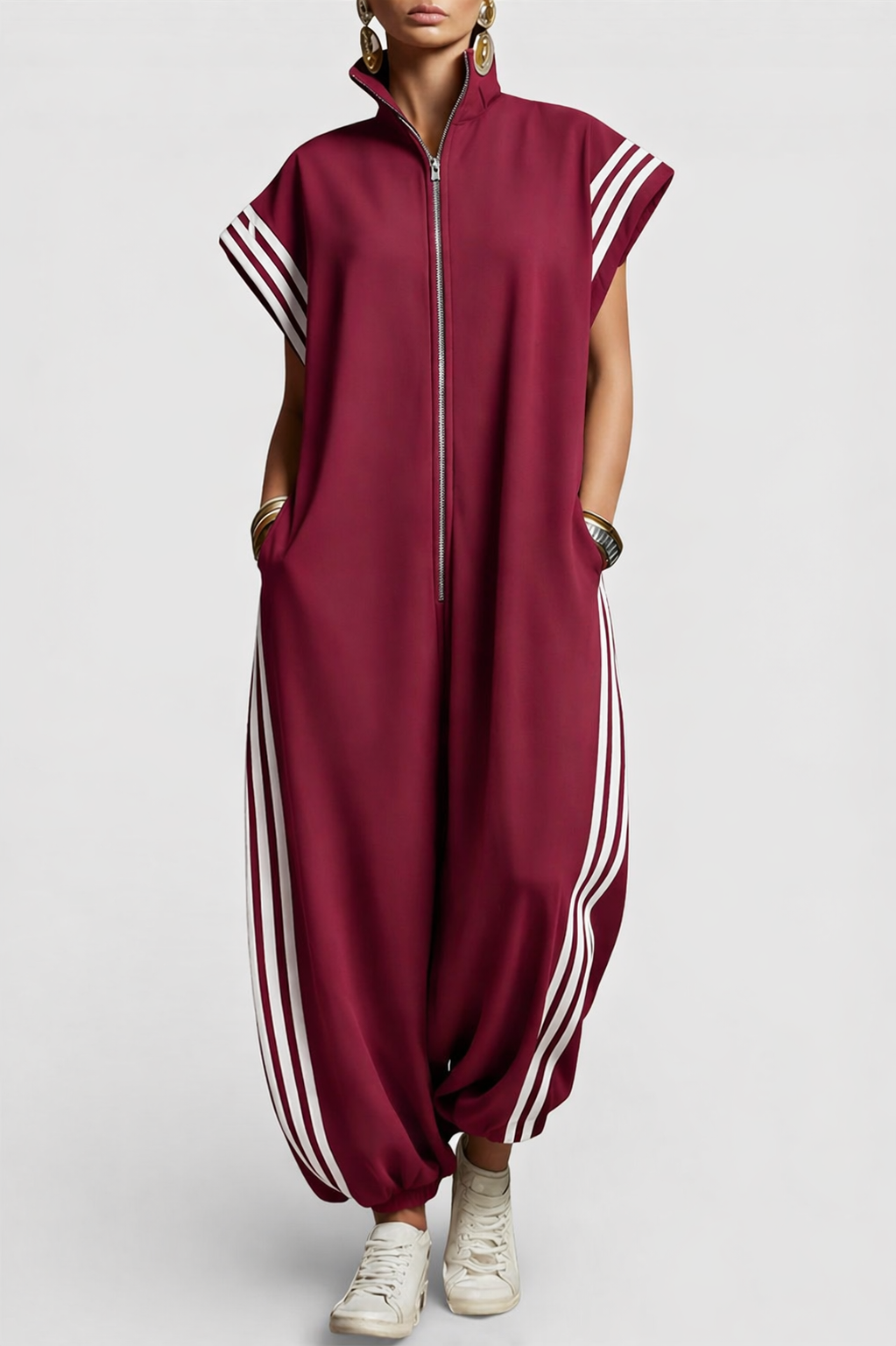 Valerie™ | Zip Neck Jumpsuit