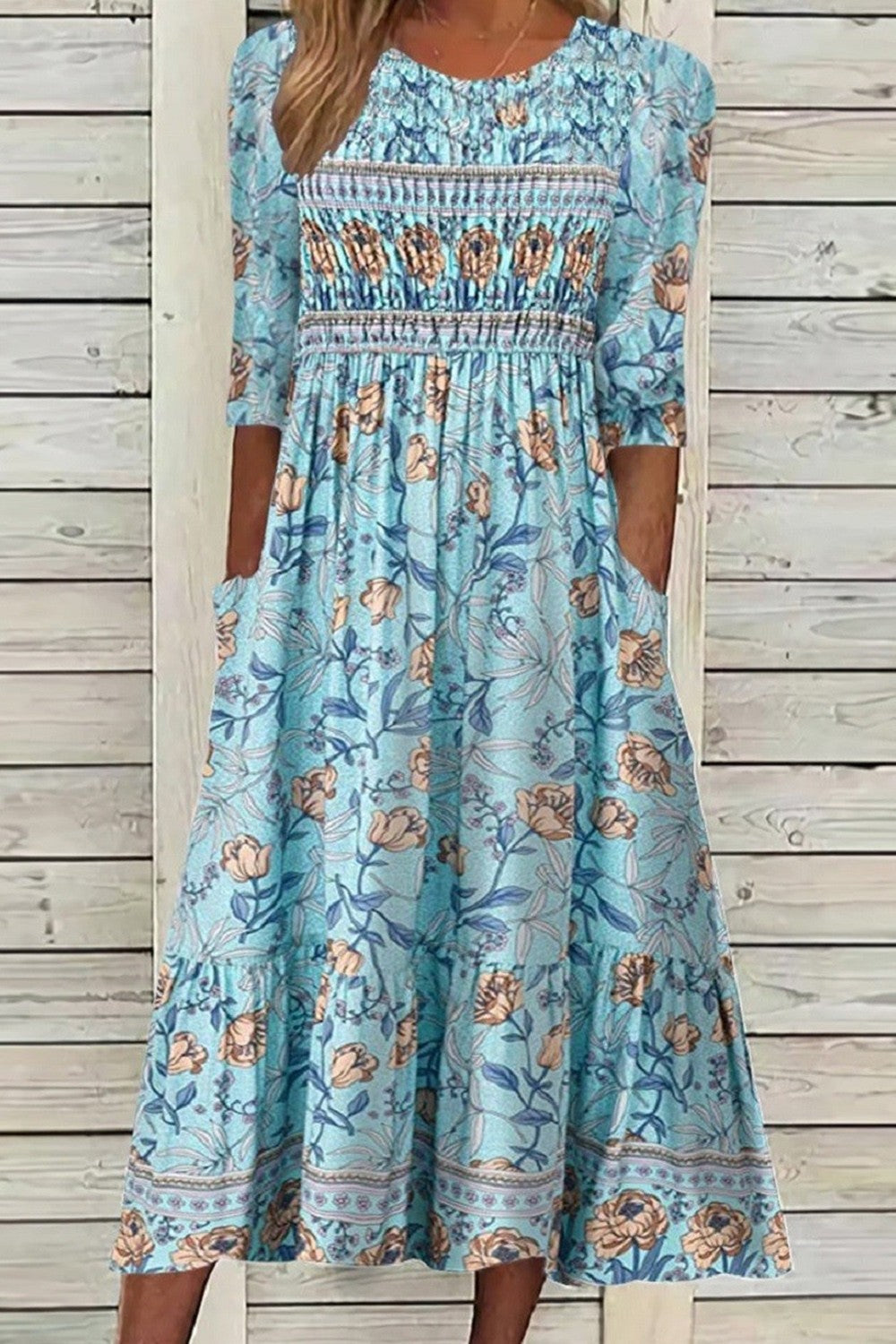 Aphra | Women's Floral Midi Dress — Breezy Spring Style