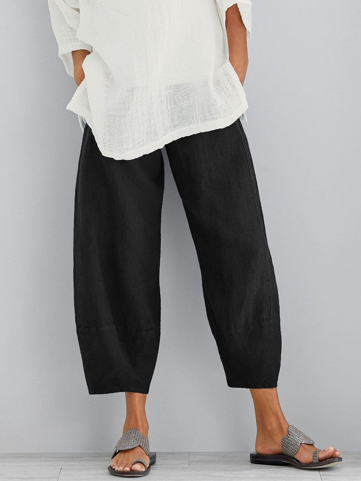 Dena - Women's Relaxed Crop Pants — Lightweight Summer Fit