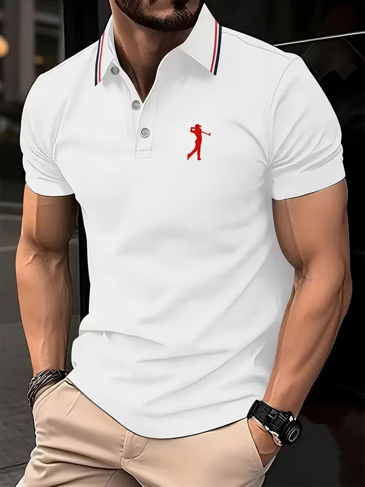 Arnaud™ | Casual Golf Print Shirt
