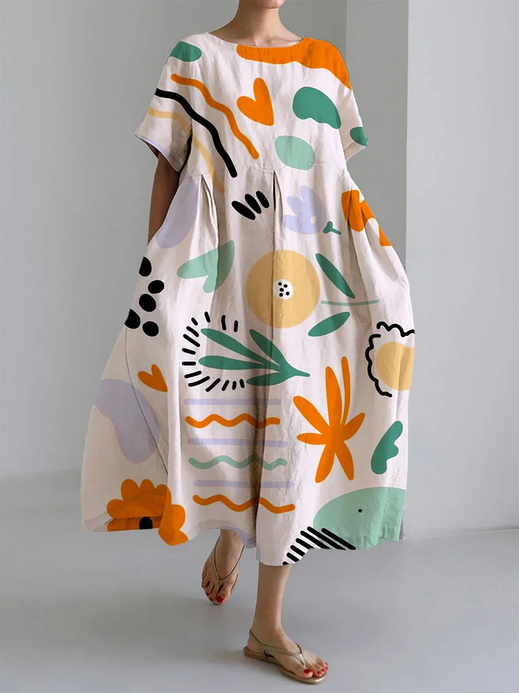 Milena - Artistic Summer Dress