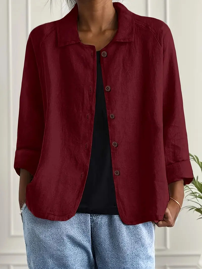 Sofia™ | Women's Lightweight Layering Blouse — Classic Fit