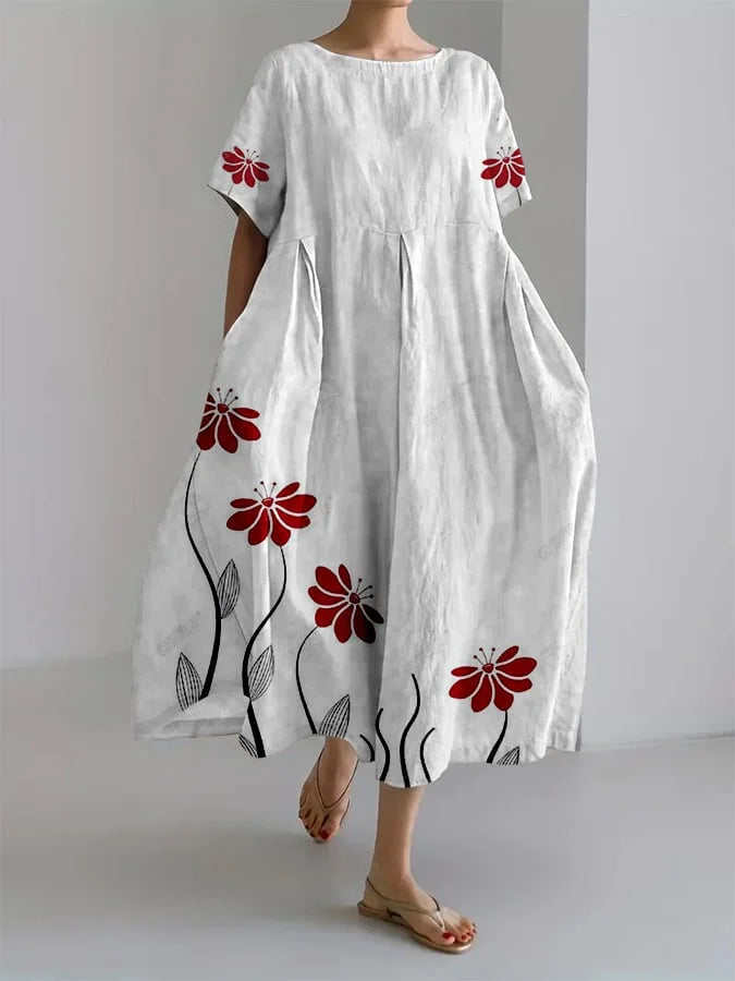 Sabrina - Elegant Floral Dress