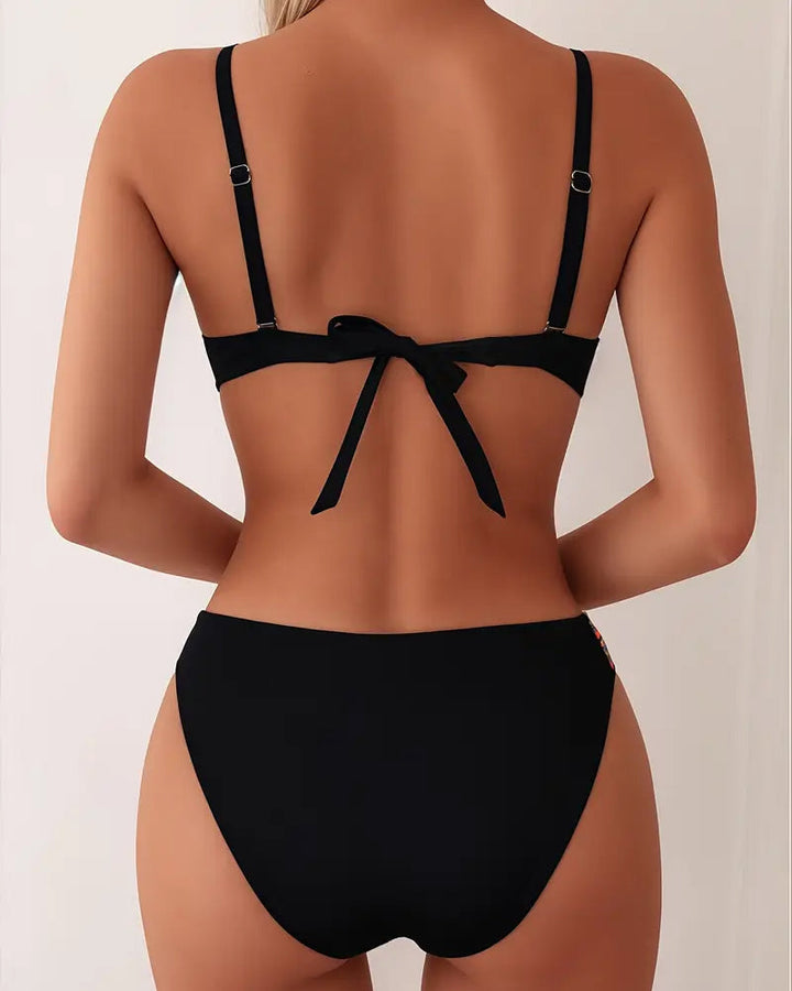 Violet | Sexy Backless Bikini Set