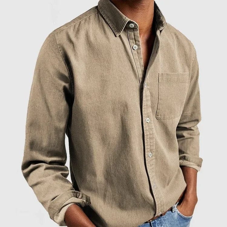 Caleb™ | Classic Button-Up Shirt