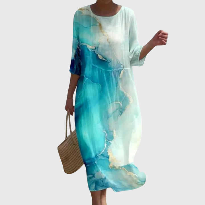 Hayley™ | Women's Floral Maxi Dress — Flowing & Feminine