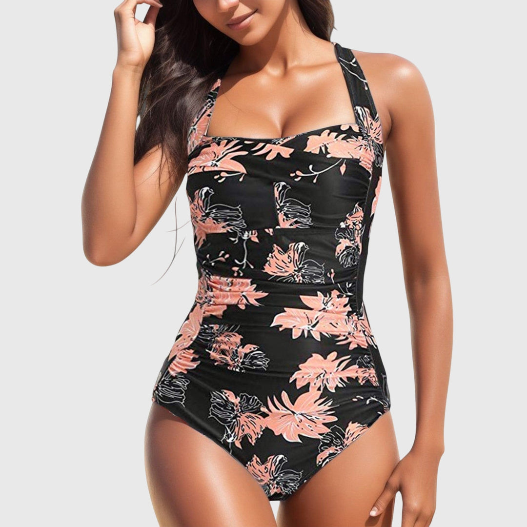 Lina - Women's Floral One-Piece Swimsuit — Flattering Fit