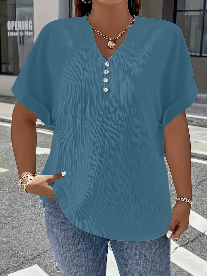 Ruby | Luxe V-Neck Blouse