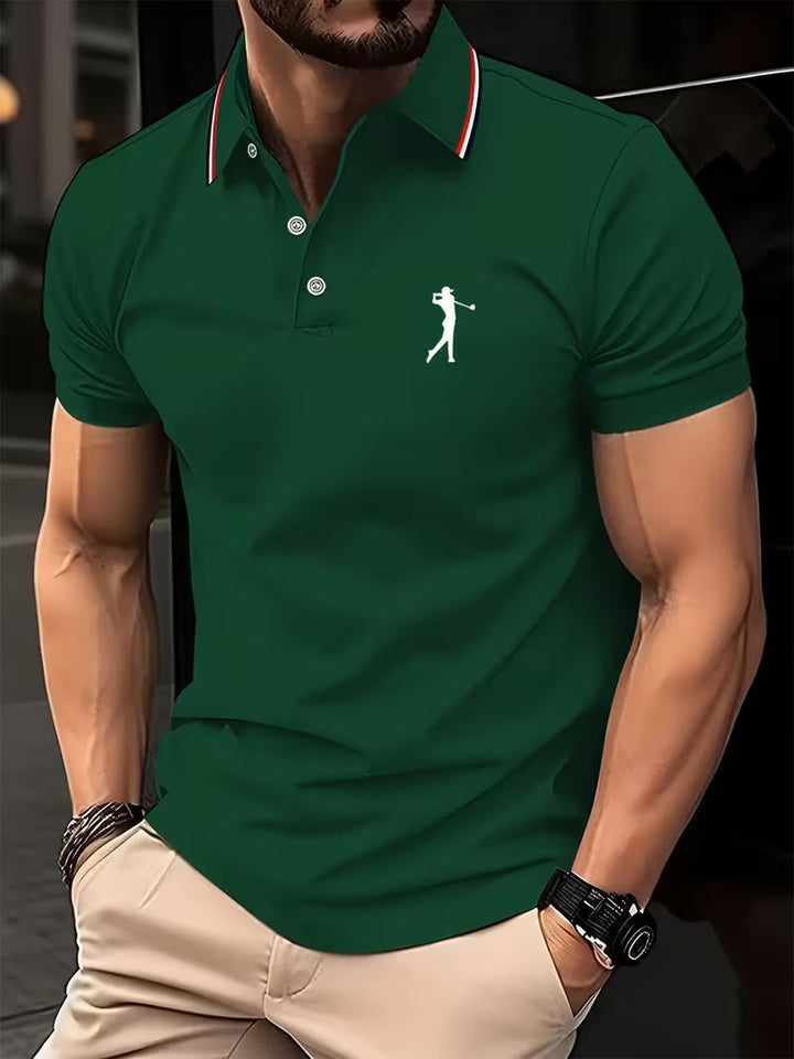 Arnaud™ | Casual Golf Print Shirt