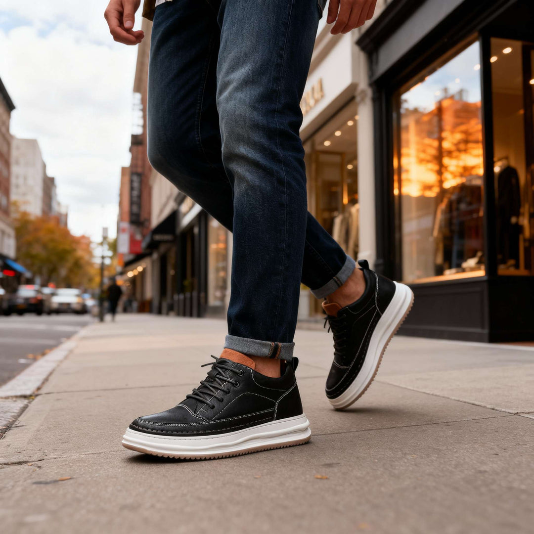 Ryan™ | Leather Sneakers