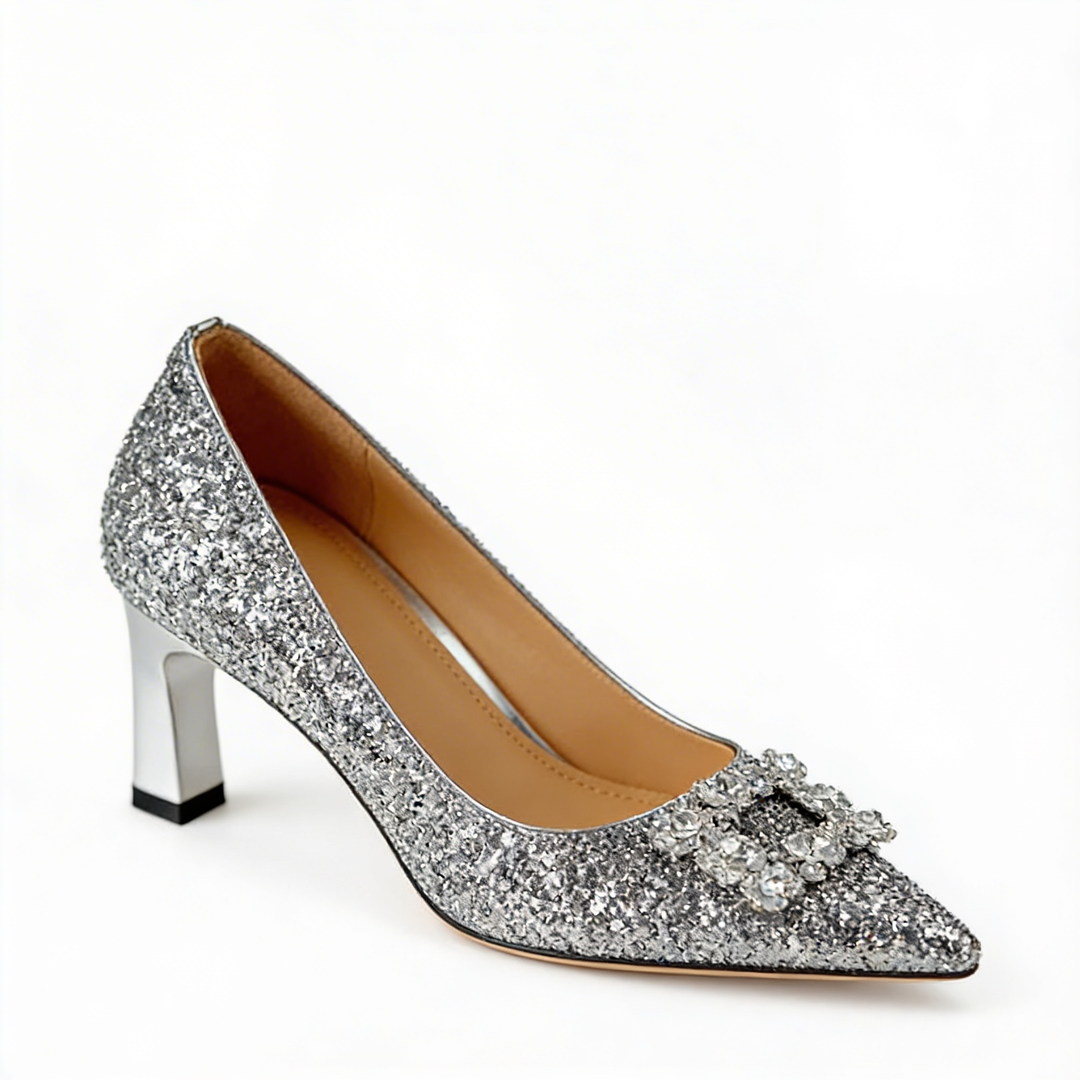 Madeleine™ | Orthopedic Brocade Heels
