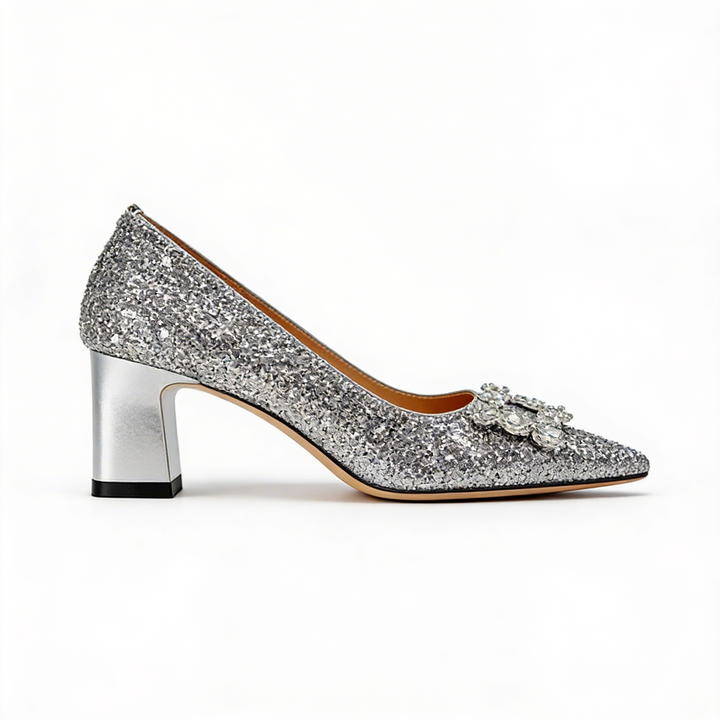 Madeleine™ | Orthopedic Brocade Heels