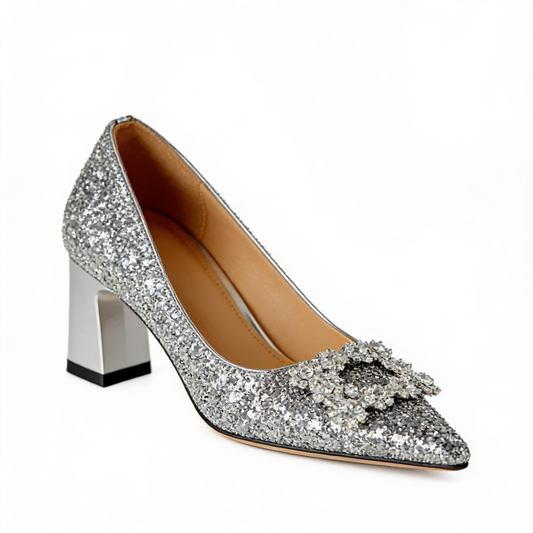 Madeleine™ | Orthopedic Brocade Heels